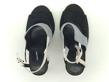 żółte bluzki damskie: Sandals for women, 35, Zara, condition - Very good