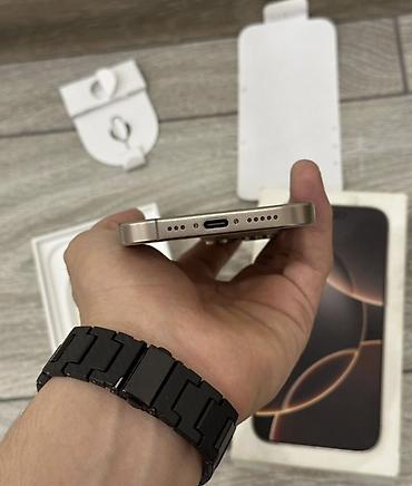 ayfon şekli: IPhone 16 Pro, 256 GB, Desert Titanium, Zəmanət — 4