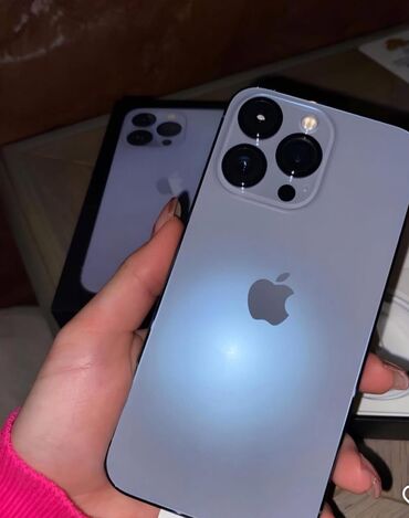 iphone x world telecom: IPhone 13 Pro Max, 128 GB, Blue Titanium, Barmaq izi
