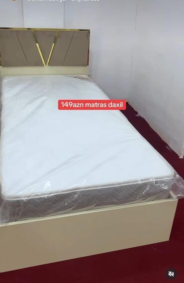 Çarpayılar: Yeni, Təknəfərlik çarpayı, Bazasız, Matras ilə, Siyirməsiz — 12