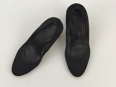 spódnice zamszowa z guzikami: Flat shoes for women, 40, condition - Good