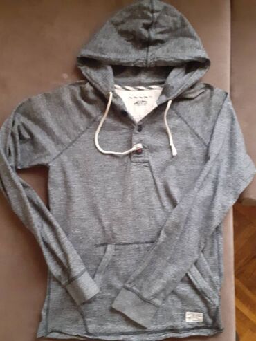 taft puder za kosu: Sweatshirt, M (EU 50), color - Grey, With a hood