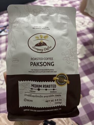 угловые диваны: Кофе в зернах Somxay Coffee Paksong - Тип: 100% арабика, жареный кофе