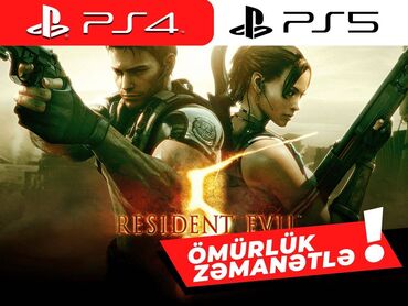 psn: Resident evil 5 oyunu dillər: i̇ngi̇li̇s və s. ömürlük zəmanətlə🔥🔥🔥