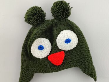 zielona czapka zimowa: Czapka, stan - Bardzo dobry