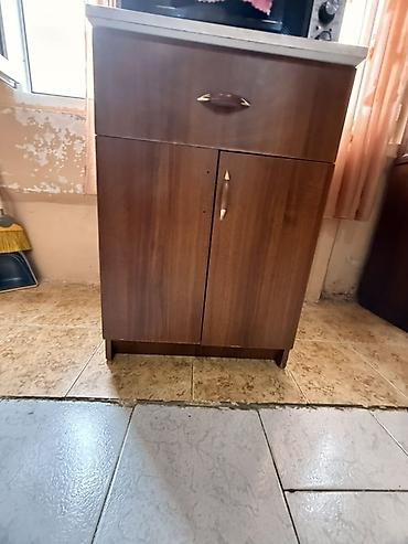 tum: Mətbəx mebel dəsti - Material: ağac teksturalı laminat/LDSP, qəhvəyi — 3