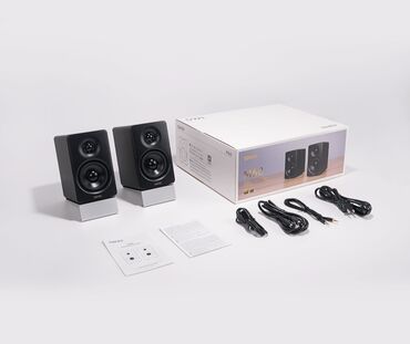 Dinamiklər və kolonkalar: 🎵 M60 Compact Desktop 2.0 Dinamikləri Həm simli, həm də simsiz — 8