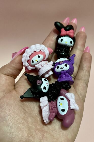 вещи из кореи: Фигурки Sanrio Мини фигурки санрио Куроми (Kuromi) и Май Мелоди (My
