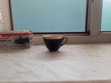 kruşka: Çay dəsti, rəng - Mavi, Farfor, 12 nəfərlik, SSRİ — 3