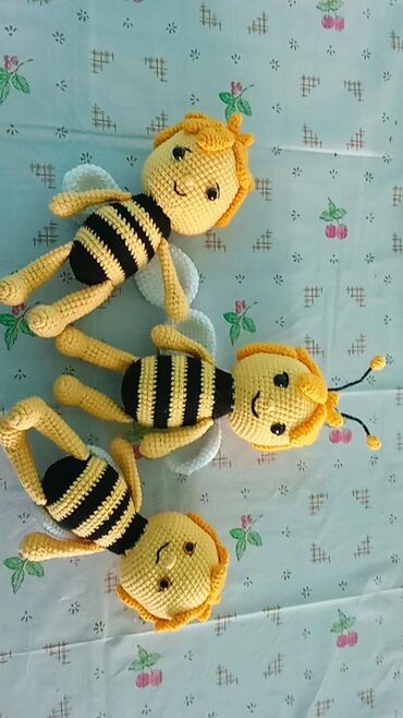 Защитные пленки и стекла: Əl işi toxunma arı fiqurlu yumşaq oyuncaqlar (amigurumi) - Dizayn