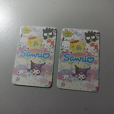 hello kitty oyuncaq: ORGİNAL SANRİO PC. İSTİFADƏ OLUNMAYIB. KART + HƏDİYYƏ🎁(STİCKERLƏR — 2