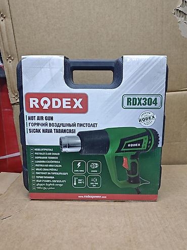 строительная: Термофен RODEX RDX304 (Hot Air Gun) - Мощность: 2000 Вт - Питание — 1