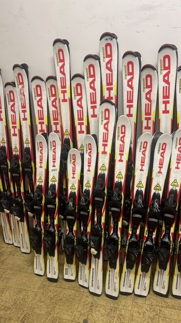 Лыжи: Для подготовленных склонов, С креплениями, Б/у — 6