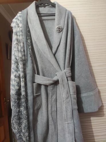 женское пальто: Palto L (EU 40), rəng - Boz