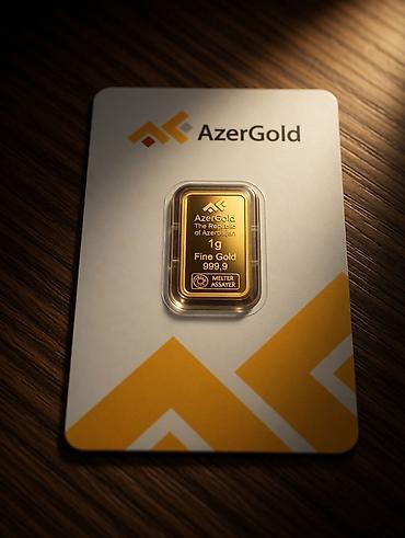 kulcə: AzerGold qızıl külçəsi - Brend: AzerGold (The Republic of Azerbaijan) — 1