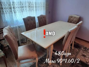 круглый стол на заказ: Для гостиной, Новый, 6 стульев
