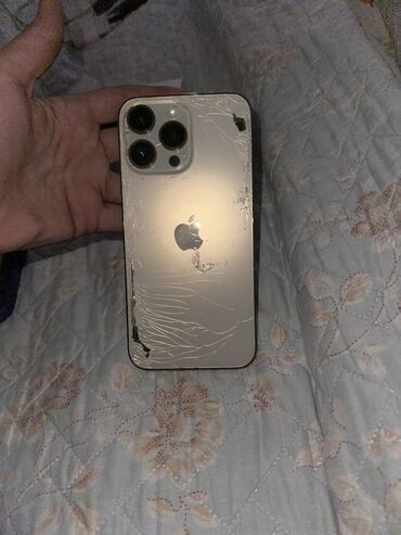 14 про макс бишкек: IPhone 14 Pro Max, Колдонулган, 256 ГБ, Алтын, Заряддоочу түзүлүш, Куту, 83 %