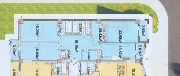недостроенные дома: 3 комнаты, 110 м², Элитка, 3 этаж, ПСО (под самоотделку)