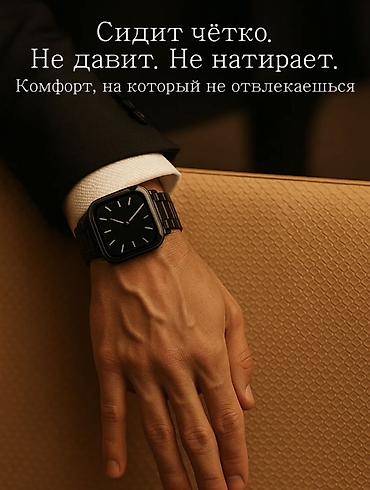 часы sy 11 pro: Металлический ремешок для Apple Watch (черный) - Совместимость: Apple — 5