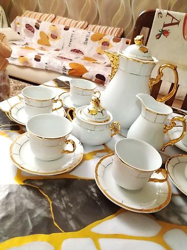 cofee: Qəhvə dəsti, rəng - Ağ, Farfor, 6 nəfərlik — 2