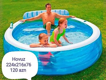 Hovuzlar: Yeni Şişmə hovuz Intex, 5.1 - 6 m, 201 - 500 l — 7