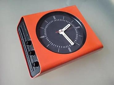 Satovi za kuću: EUROPHON H10 SPACE AGE ZIDNI SAT RADIO | Redak stari space age zidni — 3