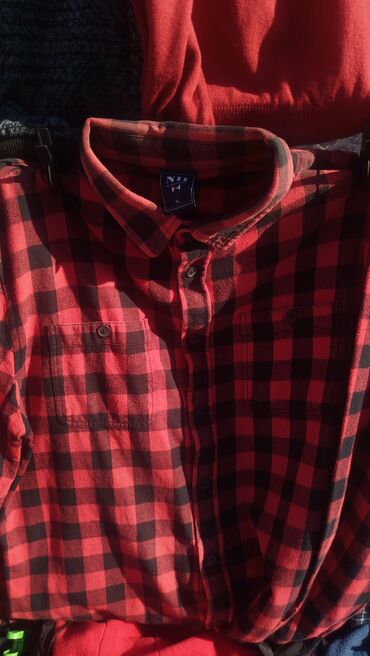 Рубашки: Продаю фанельковые рубашки 100% хб привозные Корея б/у в отличном — 8