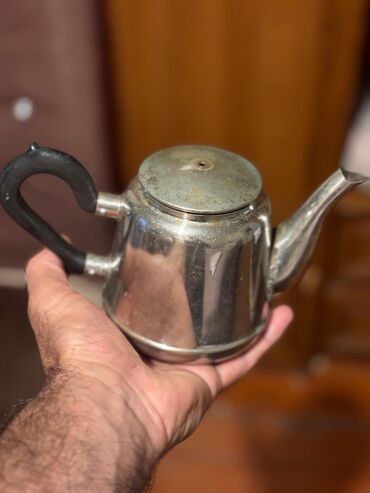 uşaq sarıqları: Qədimi çaynik antikvar materialı LATUN dəm çayniki
