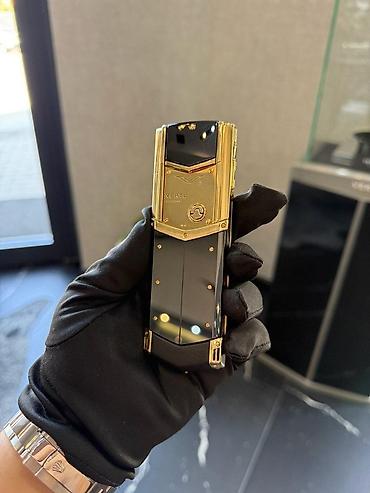 silver et ceken: Vertu 4 GB, rəng - Qızılı, Düyməli — 8