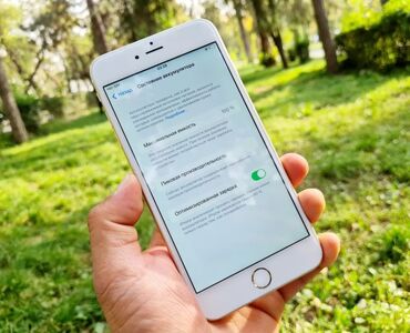 Apple iPhone: IPhone 6s Plus, Б/у, 128 ГБ, Серебристый, Наушники, Зарядное устройство, Защитное стекло, 100 % — 9