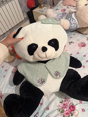 panda sekilleri: Böyük ölçülü plyuş panda oyuncağı - Yumşaq və toxunuşa xoş plyuş — 5