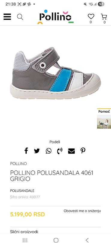 kyoto ugg: Nove. Nama male. Velicina 23. Pollino polusandala 4061 GRIGIO - — 1