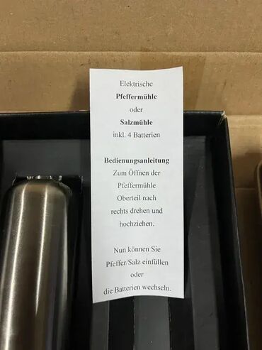 Ostali kuhinjski aparati: #2931 Električni Keramički mlin za biber, so i druge suve začine; — 5