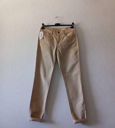 Pantalone: S (EU 36), Normalan struk, Ravne nogavice