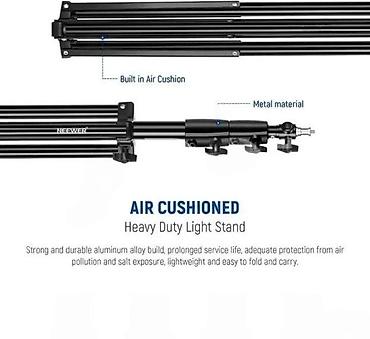 Osvetljenje: Studijski stalak za rasvetu/foto opremu - Višenamenski light stand za — 11