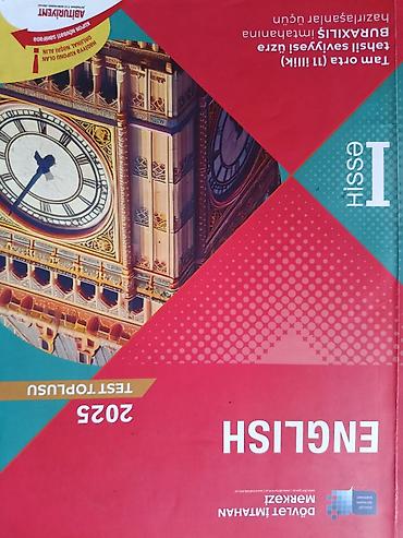 Testlər: Ingilis dili test toplusu 1ci hissə 2025 — 1