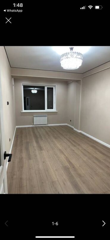 срочно продаётся 1 комнатная квартира в районе ошского рынка по улице кенсуйская: 1 комната, 44 м², Элитка, 7 этаж, Дизайнерский ремонт