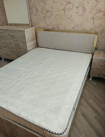 Мебель: Двуспальная кровать, Трюмо, Тумба, Азербайджан, Новый — 4
