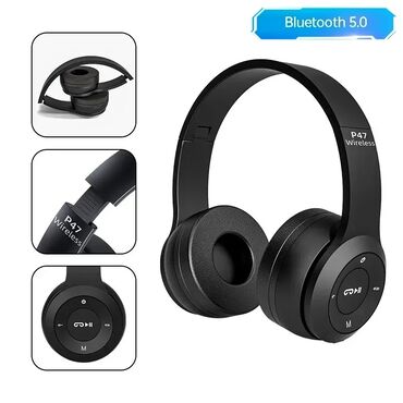 Slušalice: Bezicne bluetooth slusalice P47 su sklopive i visokokvalitetne — 5