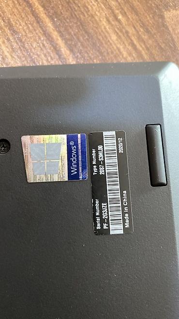 lenovo notbuk: Lenovo ThinkPad T15 (Type: 20S7-S3ML00) Texniki xüsusiyyətlər: - — 4