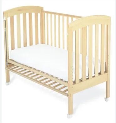 кроватка детская: Для девочки и мальчика, Колыбель, Б/у, С матрасом, Без выдвижных ящиков