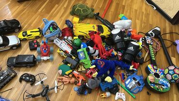 Oyuncaqlar: Uşaq oyuncaqları və oyun çadırı – böyük qarışıq dəst icinde — 12