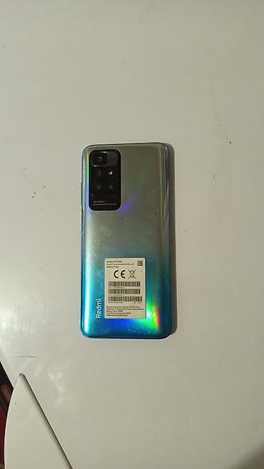 мониторы матовое: Redmi, Redmi 10, Б/у, 64 ГБ, цвет - Голубой, 2 SIM — 2