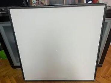 Slike i ramovi: Aluminijumski ram sa belom panel-pločom, kvadratnog formata. - — 8