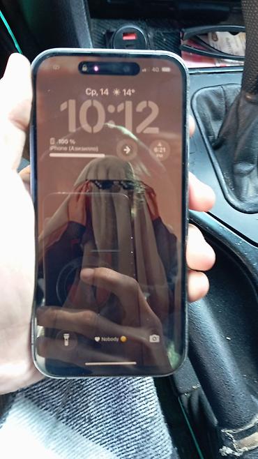Apple iPhone: IPhone 14 Pro, Б/у, 256 ГБ, Deep Purple, Защитное стекло, 100 % — 2