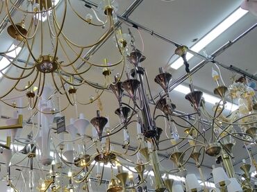 ucuz lüsturlar: Люстра, 10 и более ламп, Металл