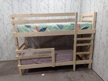 Односпальные кровати: Кровать.Новые из Российской сосны кровать жаны карагайдан жасайбыз — 8