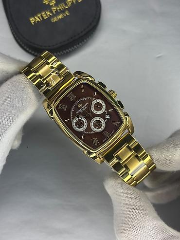 saat ucuz: Patek Philippe tərzində klassik kişi qol saatı - Korpus: tonneau — 4