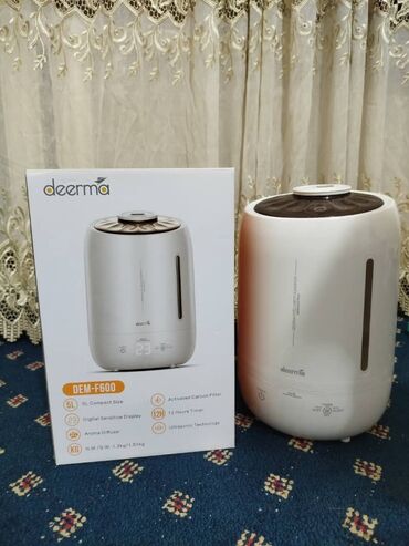 мониторы для фильмов: Увлажнитель воздуха Deerma DEM‑F600 - Объем резервуара: 5 л —