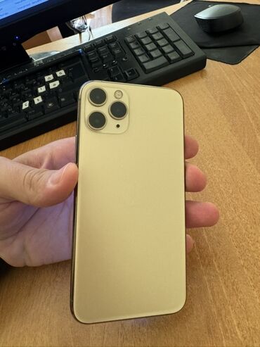 iphone 11 korpus: IPhone 11 Pro, 64 GB, Qızılı, Face ID